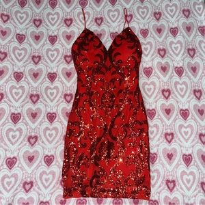 Red Windsor Mini Dress